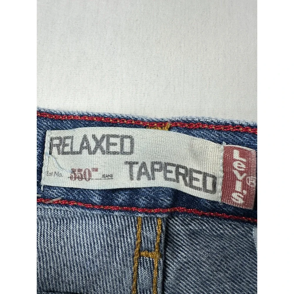 Vintage Y2K Levi's 550 Relaxed Tapered Mom Jeans Women 10 M Blue Denim High Rise